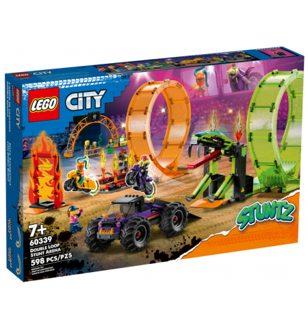 Lego City 60339 Конструктор Трюковая арена Двойная петля Lego City 60339 Конструктор Трюковая арена Двойная петля