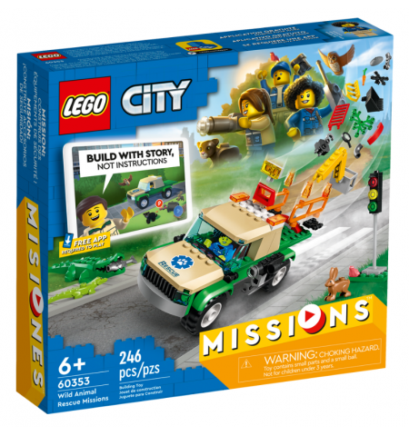 Lego City 60353 Конструктор Миссии по спасению диких животных - cump?ra ?n Chi?in?u, Moldova - UNO.md