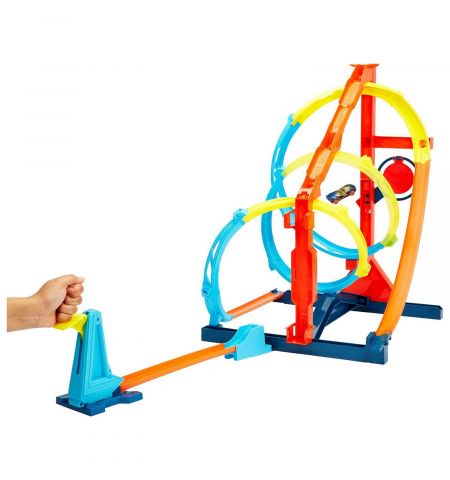 Hot Wheels HDX79 Трек Track Builder Unlimited Corkscrew Twist Kit