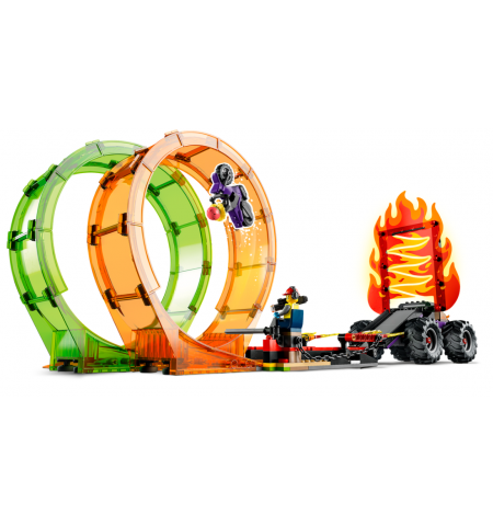 Lego City 60339 Конструктор Трюковая арена Двойная петля Lego City 60339 Конструктор Трюковая арена Двойная петля