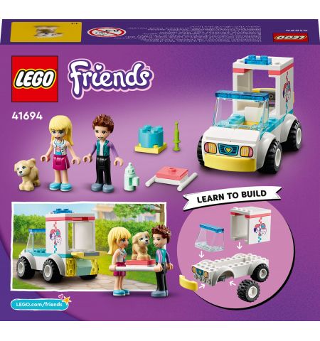 Lego Friends 41694 Конструктор Pet Clinic Ambulance