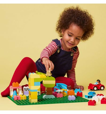 Lego Duplo 10980 пластина для строительства Green Building Plate