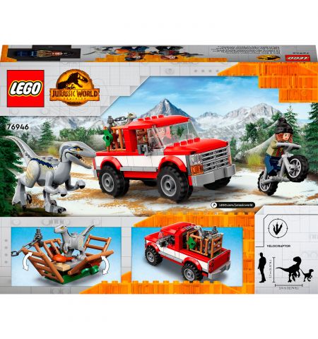 Lego Jurassic World 76946 Конструктор Блу и поимка бета-велоцираптора