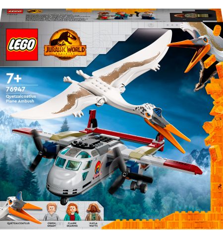 Lego Jurassic World 76947 Конструктор Кетцалькоатль: нападение на самолёт Lego Jurassic World 76947 Конструктор Кетцалькоатль: нападение на самолёт