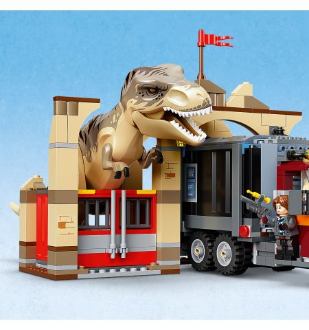 Lego Jurassic World 76948 Конструктор Побег атроцираптора и тираннозавра