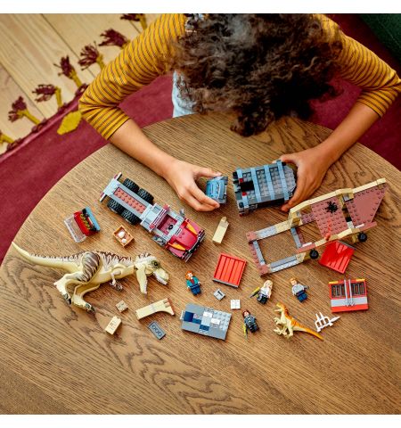 Lego Jurassic World 76948 Конструктор Побег атроцираптора и тираннозавра