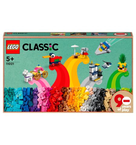 Lego Classic 11021 Конструктор 90 лет игры Lego Classic 11021 Конструктор 90 лет игры
