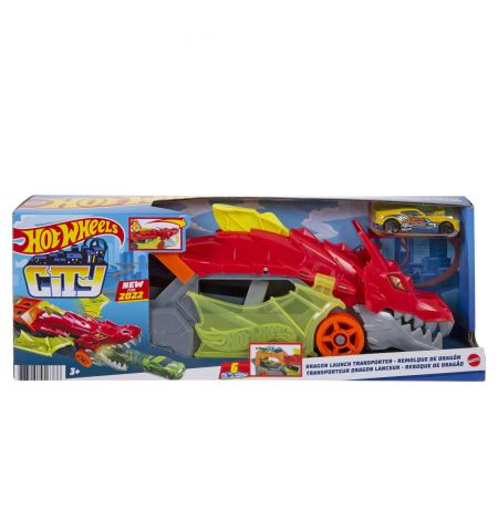 Hot Wheels GTK42 Игровой набор Dragon Launch Transporter