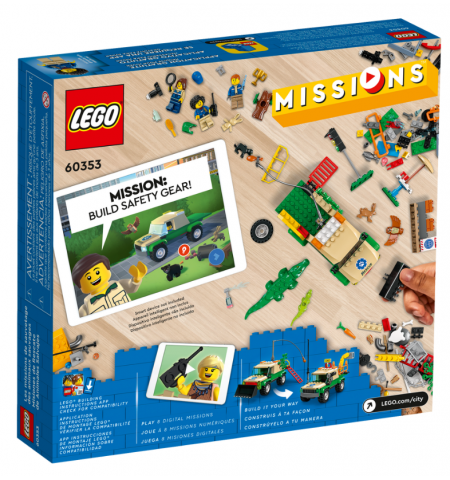 Lego City 60353 Конструктор Миссии по спасению диких животных - cump?ra ?n Chi?in?u, Moldova - UNO.md