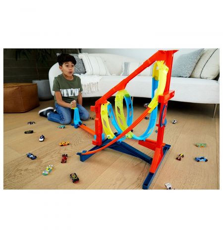 Hot Wheels HDX79 Трек Track Builder Unlimited Corkscrew Twist Kit