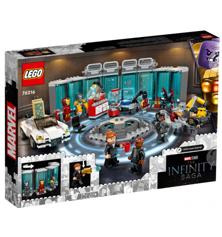 Lego Marvel The Infinity Saga 76216 Конструктор Арсенал Железного человека