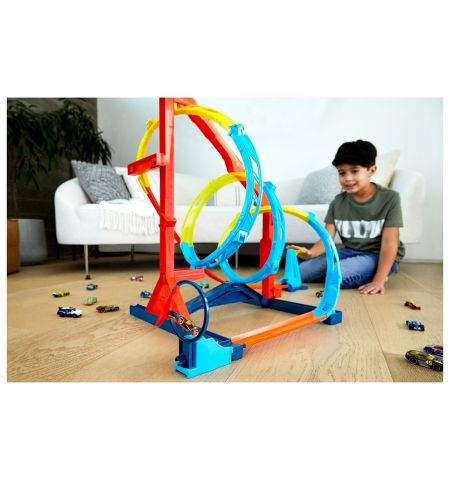 Hot Wheels HDX79 Трек Track Builder Unlimited Corkscrew Twist Kit