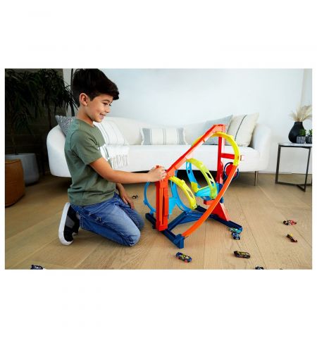 Hot Wheels HDX79 Трек Track Builder Unlimited Corkscrew Twist Kit