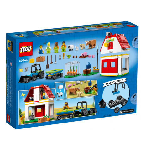 Lego City 60346 Конструктор Ферма и амбар с животными