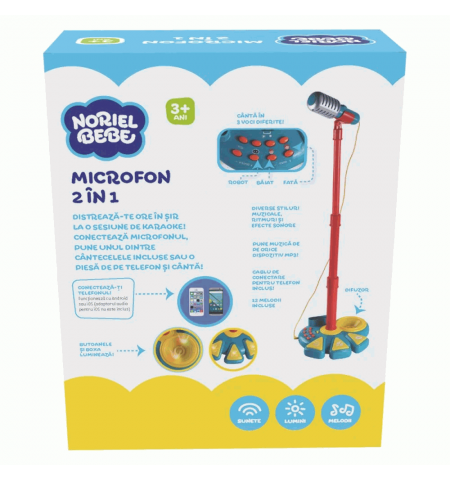 Noriel INT6993 Игрушка Микрофон 2 в 1 Noriel INT6993 Игрушка Микрофон 2 в 1