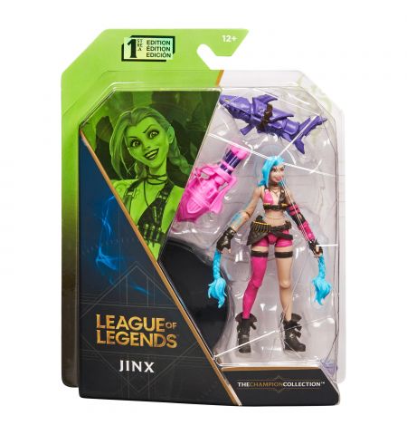 Spin Master 6062258 Фигурка коллекционная League of Legends Jinx Spin Master 6062258 Фигурка коллекционная League of Legends Jinx