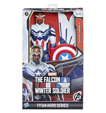Hasbro F2075 Фигурка Avengers Titan Hero Series Captain America Hasbro F2075 Фигурка Avengers Titan Hero Series Captain America
