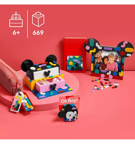 Lego Dots 41964 Конструктор Mickey Mouse & Minnie Mouse Back-to-School Project Box Lego Dots 41964 Конструктор Mickey Mouse & Minnie Mouse Back-to-School Project Box