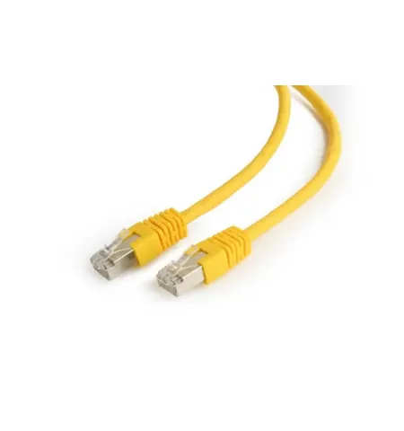 Patch cord Cablexpert PP6-1M/Y, Cat6 FTP , 1m, Galben