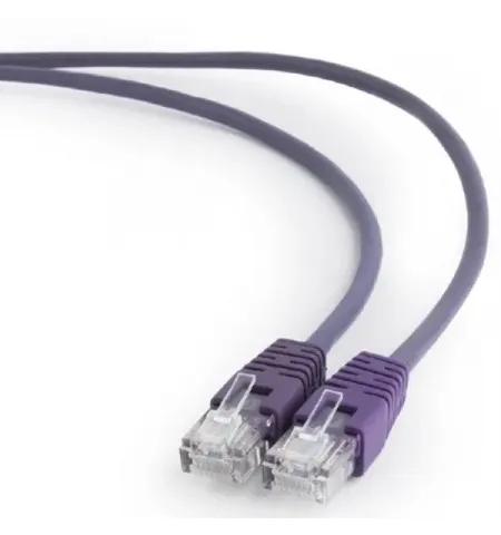 Патч-корд Cablexpert PP12-1M/V, CAT5e UTP, 1м, Фиолетовый