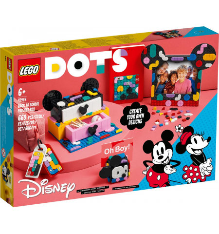 Lego Dots 41964 Конструктор Mickey Mouse & Minnie Mouse Back-to-School Project Box Lego Dots 41964 Конструктор Mickey Mouse & Minnie Mouse Back-to-School Project Box