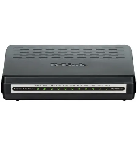 VoIP-маршуризатор  D-Link DVG-N5402SP/2S1U, Чёрный