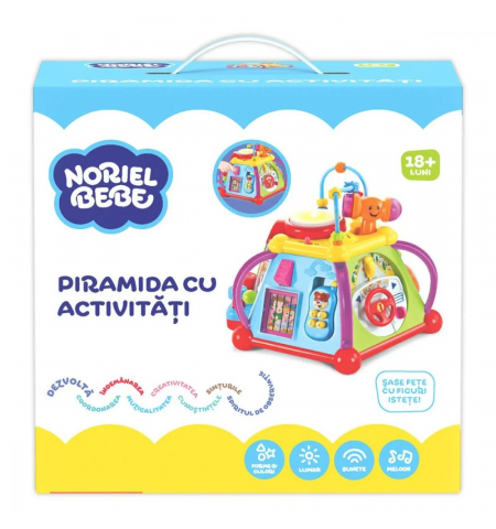 Noriel Bebe INT7618 Развивающая игрушка Piramida cu activitati