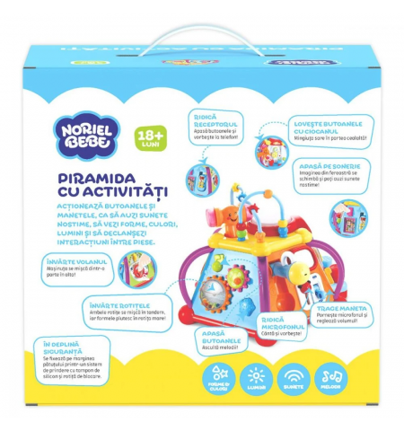 Noriel Bebe INT7618 Развивающая игрушка Piramida cu activitati