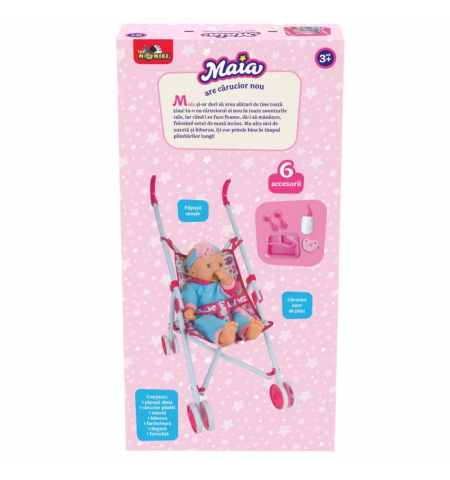 Noriel INT6344 Кукла Maia Are Carucior Nou Noriel INT6344 Кукла Maia Are Carucior Nou