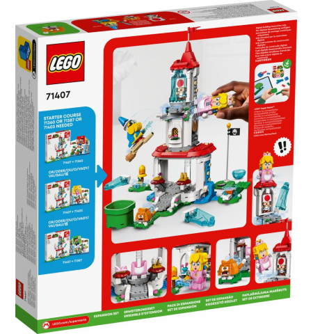 Lego Super Mario 71407 Конструктор Cat Peach Suit and Frozen Tower Expansion Set - cump?ra ?n Chi?in?u, Moldova - UNO.md