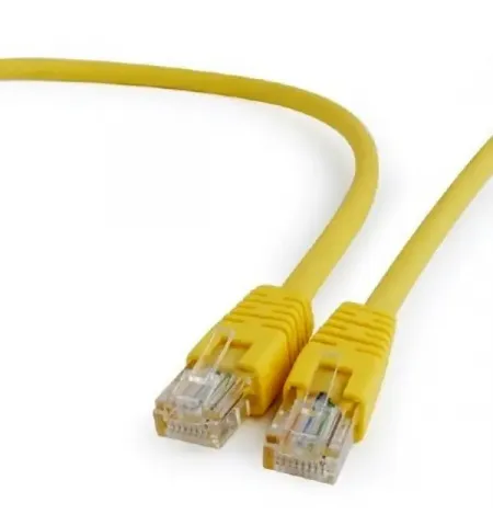 Патч-корд Cablexpert PP12-0.5M/Y, CAT5e UTP, 0,5м, Жёлтый