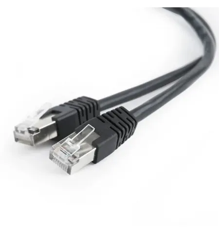 Patch cord Cablexpert PP22-0.5M/BK, Cat5e FTP, 0,5m, Negru