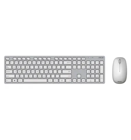 Set Tastatura + Mouse ASUS W5000, Fara fir, Alb
