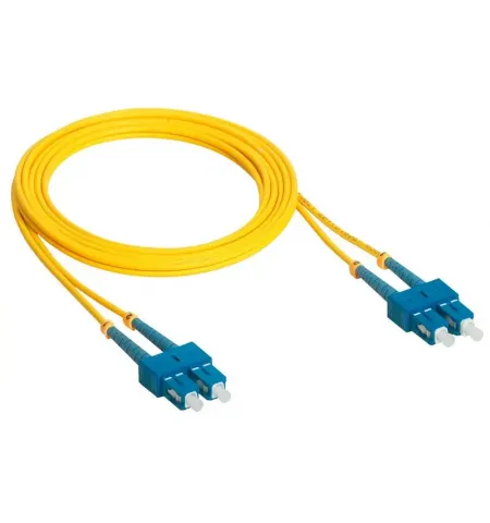 Fiber optic patch cords, singlemode Duplex SC-SC, 3m