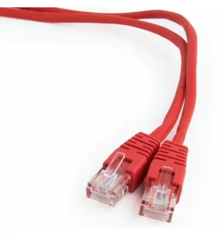 Патч-корд Cablexpert PP12-0.25M/R, CAT5e UTP, 0,25м, Красный