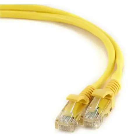 Patch cord Cablexpert PP12-0.25M/Y, CAT5e UTP, 0,25m, Galben