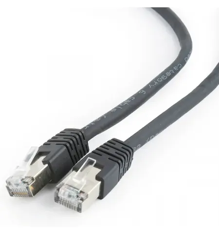 Patch cord Cablexpert PP6-2M/BK, Cat6 FTP , 2m, Negru
