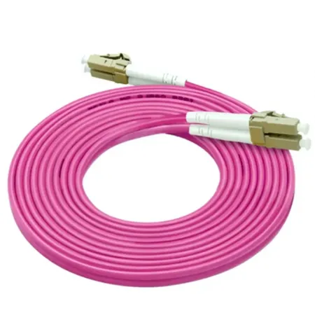 Fiber optic patch cords, Multimode OM4, LC-LC Duplex,10M