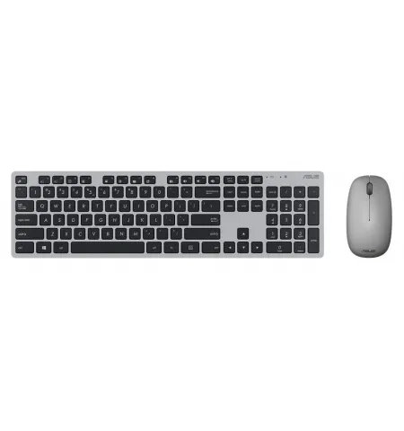 Set Tastatura + Mouse ASUS W5000, Fara fir, Gri