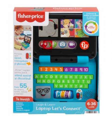 Fisher Price HHH05 Интерактивная игрушка Ноутбук (рум.) Fisher Price HHH05 Интерактивная игрушка Ноутбук (рум.)