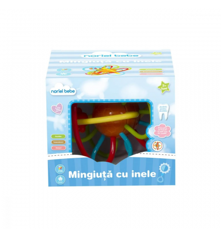Noriel Bebe INT1585 Игрушка Mingiuta cu Inele Noriel Bebe INT1585 Игрушка Mingiuta cu Inele