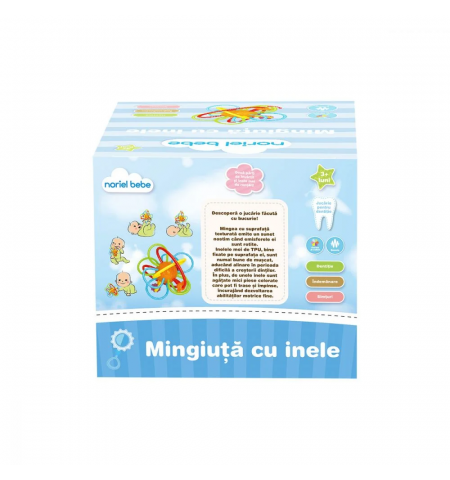 Noriel Bebe INT1585 Игрушка Mingiuta cu Inele Noriel Bebe INT1585 Игрушка Mingiuta cu Inele