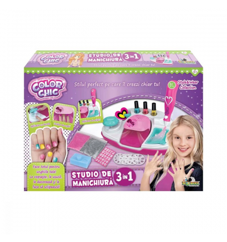 Noriel Color Chic INT1691 Игровой набор Studio de manichiura 3 in 1