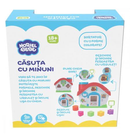 Noriel Bebe INT4166 Развивающая игрушка Casuta cu Minuni Noriel Bebe INT4166 Развивающая игрушка Casuta cu Minuni
