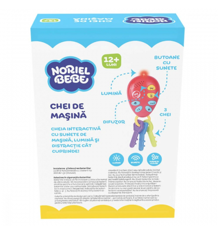 Noriel Bebe INT4180 Развивающая погремушка Chei de masina
