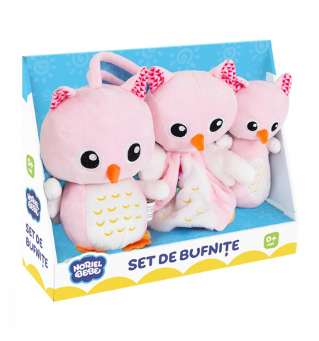 Noriel Bebe INT6382 Погремушка Bufnitele Prietenoase Roz Noriel Bebe INT6382 Погремушка Bufnitele Prietenoase Roz