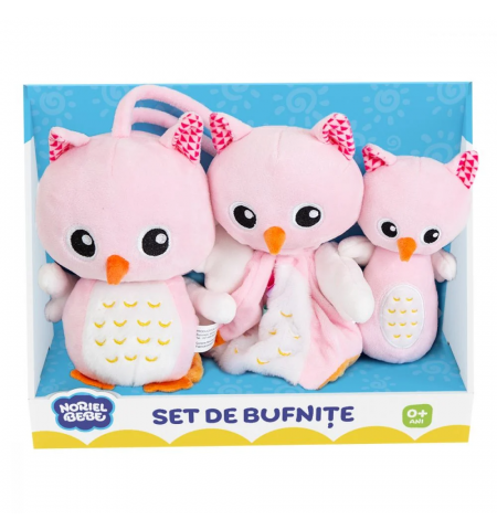 Noriel Bebe INT6382 Погремушка Bufnitele Prietenoase Roz Noriel Bebe INT6382 Погремушка Bufnitele Prietenoase Roz