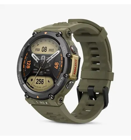 Ceas inteligent Xiaomi Amazfit T-Rex 2, 47mm, Wild Green