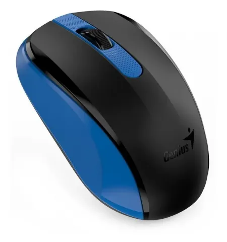 Mouse Wireless Genius NX-8008S, Negru/Albastru