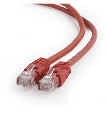 Патч-корд Cablexpert PP6U-0.5M/R, Cat6 UTP, 0,5м, Красный